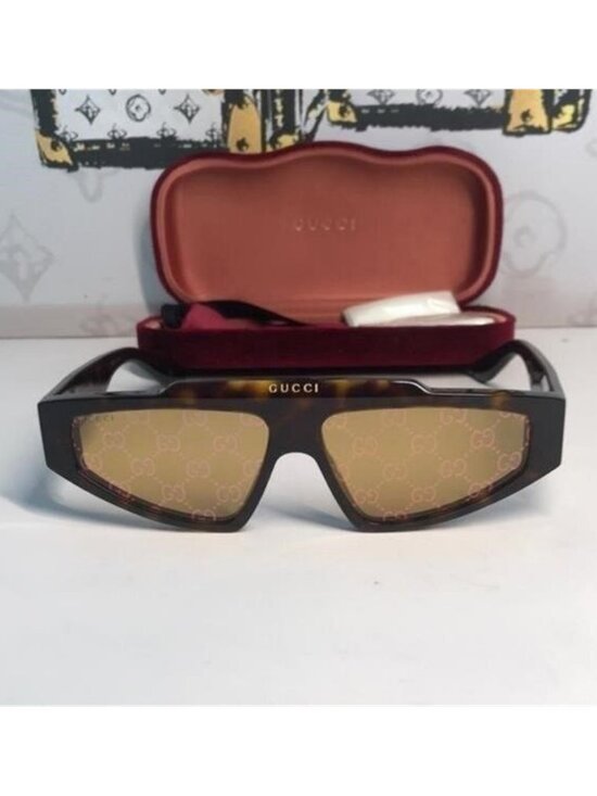 New Authentic Gucci Tortoise Shell Sunglasses GG1591s 002 main image 10